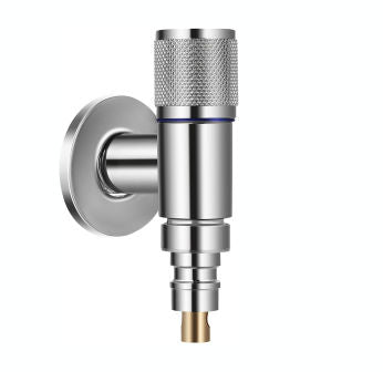 Atmos laundry angle valve chrome finish with easy installation