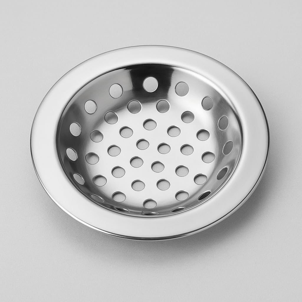 Hyenas Stainless Steel Floor Drain Cover/Jali/Grating for Bathrooms Jali Floor Drain |304 Stainless Steel |5 x 5 Inches|