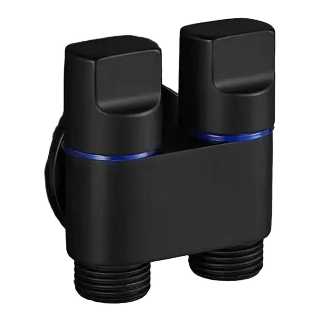 Hyenas 2 in 1 Laundry Angle Cock Dual Outlet Stainless Steel 