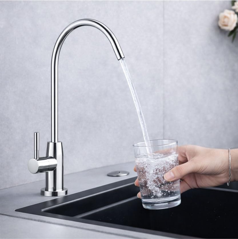 Rap tap faucet in modern finish for kitchen and bathroom